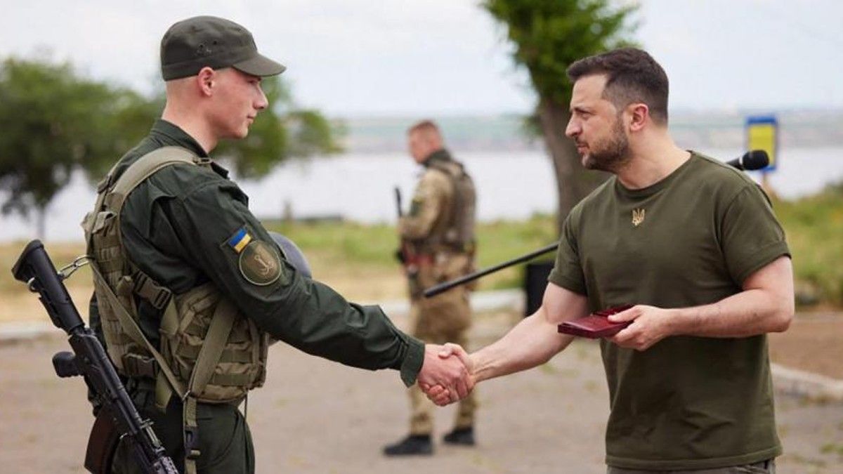 El mensaje del presidente de Ucrania a sus tropas: No daremos el sur a nadie