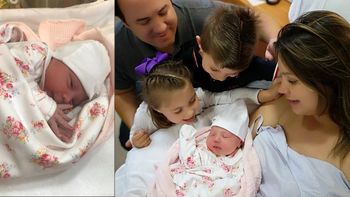 Nació Elena, la beba de Mercedes Almada... ¡y tenemos el video de su llegada!
