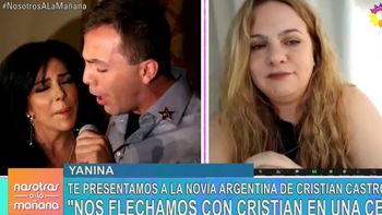 La novia argentina de Cristian Castro se hartó e hizo una dura advertencia contra el cantante