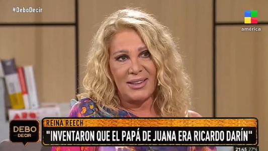 Reina Reech habló del mito sobre el padre de Juana Repetto