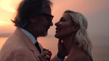 El video del emotivo y soñado casamiento de Celina Rucci y Federico Girardi en Grecia