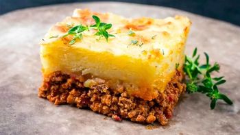 Pastel de papa vegetariano: una versión liviana y muy sabrosa del clásico argentino