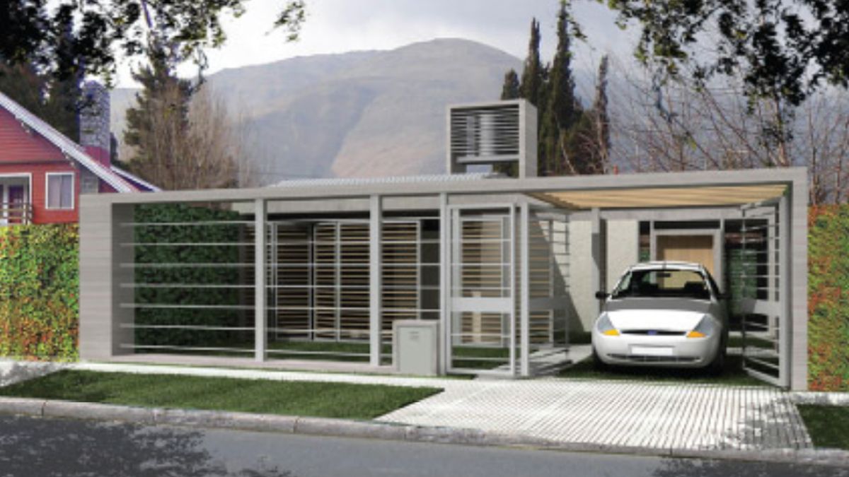 "Aime", uno de los modelos de vivienda que se pueden construir con el Procrear II en un lote con servicios