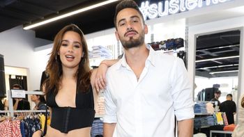 Siempre juntos: los looks de Nico Occhiato y Flor Jazmín Peña en un evento