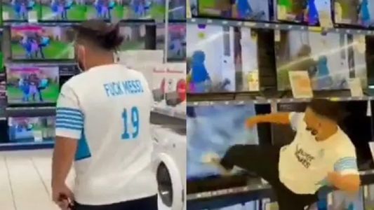 Fuck Messi: la brutalidad de un hincha del Marsella