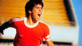 Apareció un gol inédito y a color del Diez (Foto: archivo).