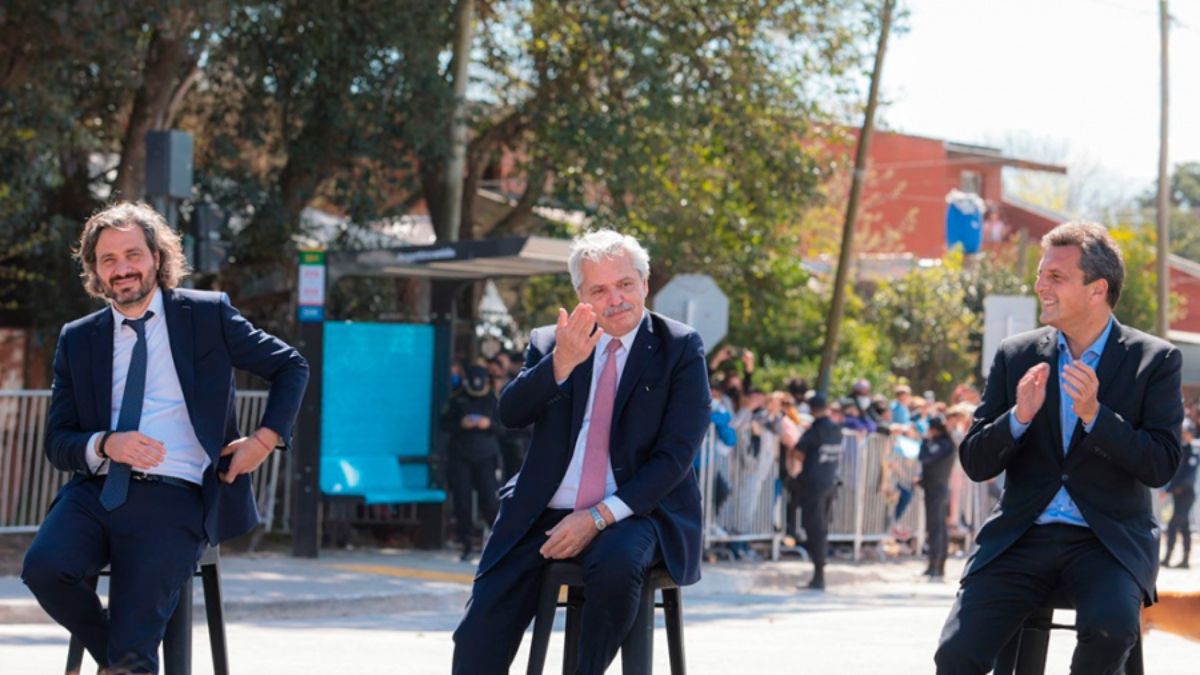Alberto Fernández encabezó un acto en Almirante Brown.
