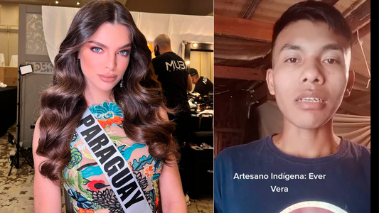 Esta es la respuesta de Nadia Ferreira a un diseñador nativo guaraní