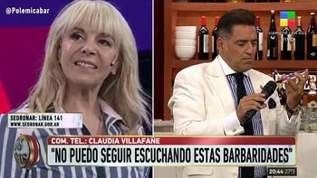 Claudia Villafañe llamó furiosa a Polémica en el bar: ¡Se les murió la gallina de los huevos de oro!