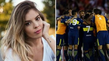 Dalma Maradona exultante por la victoria de Boca en el superclásico y palito para Rocío Oliva