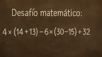 Desafío matemático: no todos logran llegar al resultado correcto
