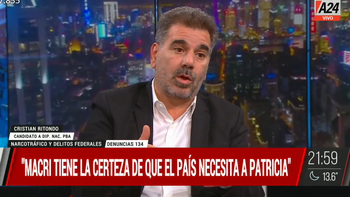 Cristian Ritondo: Mauricio Macri apoya la candidatura de Patricia Bullrich