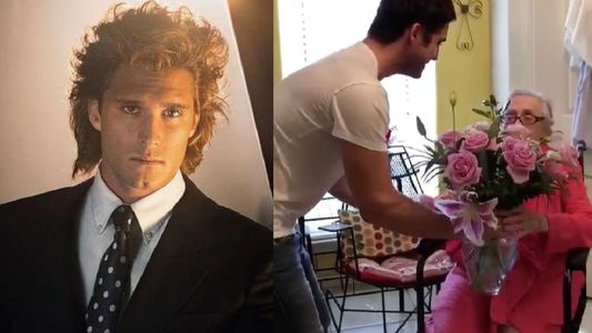 El tierno video de Diego Boneta donde sorprende a su abuela