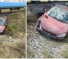 Accidente en Ruta 2: un tren que iba a Mar del Plata embistió a un auto y dejó un herido grave