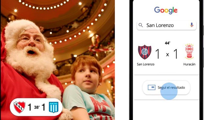 Google futbolero: ahora te permite seguir los resultados en tiempo real en tu celu