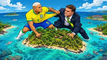 Un jugador brasileño dice que Flavio Bolsonaro impidió que pudiera comprar una isla cerca de Río de Janeiro. (Foto: A24.com)