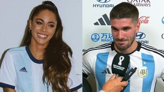 Fuerte dedicatoria de Rodrigo de Paul a Tini Stoessel al finalizar el partido