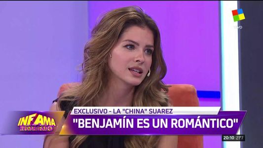 China Suárez, por primera vez en el piso de América: Casi me infarto cuando me propuso casamiento