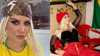 Wanda Nara mostró un adelanto de su nueva canción y causó revuelo con su portugués