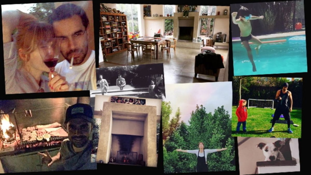 Brenda Gandini y Gonzalo Heredia viven en una enorme casa en la zona norte de Buenos Aires, junto a sus dos hijos Alfonsina y Eloy. 