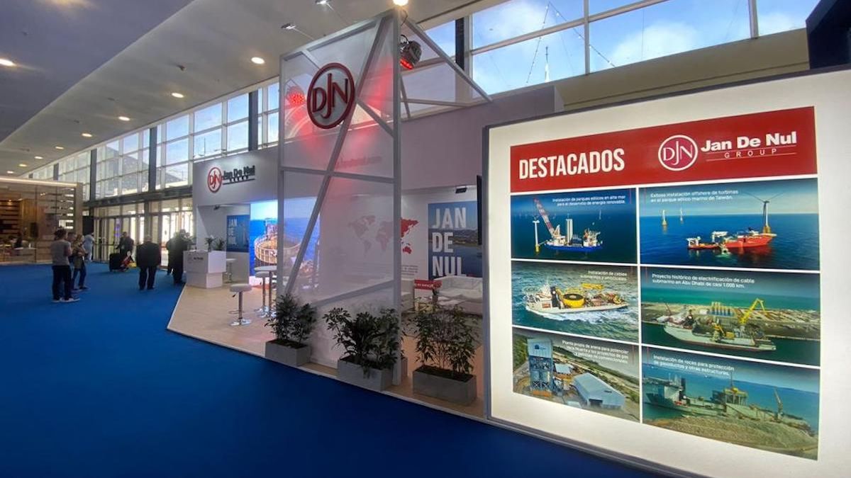 En el stand de Jan de Nul en Oil&Gas, los visitantes podrán conocer más acerca de “Arenas Argentinas del Paraná” (Foto: Jan de Nul). En el stand de Jan de Nul en Oil&Gas, los visitantes podrán conocer más acerca de “Arenas Argentinas del Paraná” (Foto: Jan de Nul).