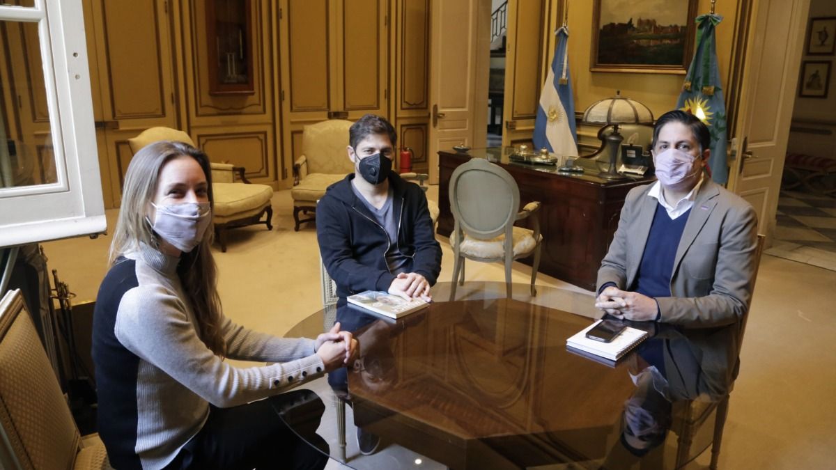 Axel Kicillof y Nicolás Trotta se reunieron para preparar la vuelta a clases presenciales.
