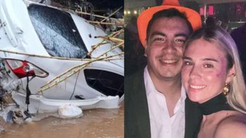 Cómo fueron los últimos minutos de vida de la pareja que murió encerrada en un auto en el temporal de Tucumán. (Foto: A24.com)