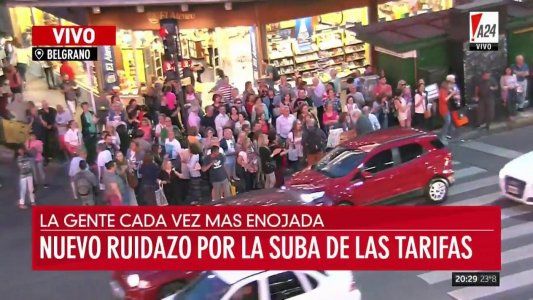 Hubo un nuevo ruidazo contra el aumento de tarifas