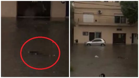 Muerte y misterio: qué se sabe del cuerpo que apareció flotando en medio del temporal