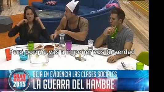 “Gran Hermano 2015”: Mariano, en guerra con sus compañeros por su supuesto “hambre”