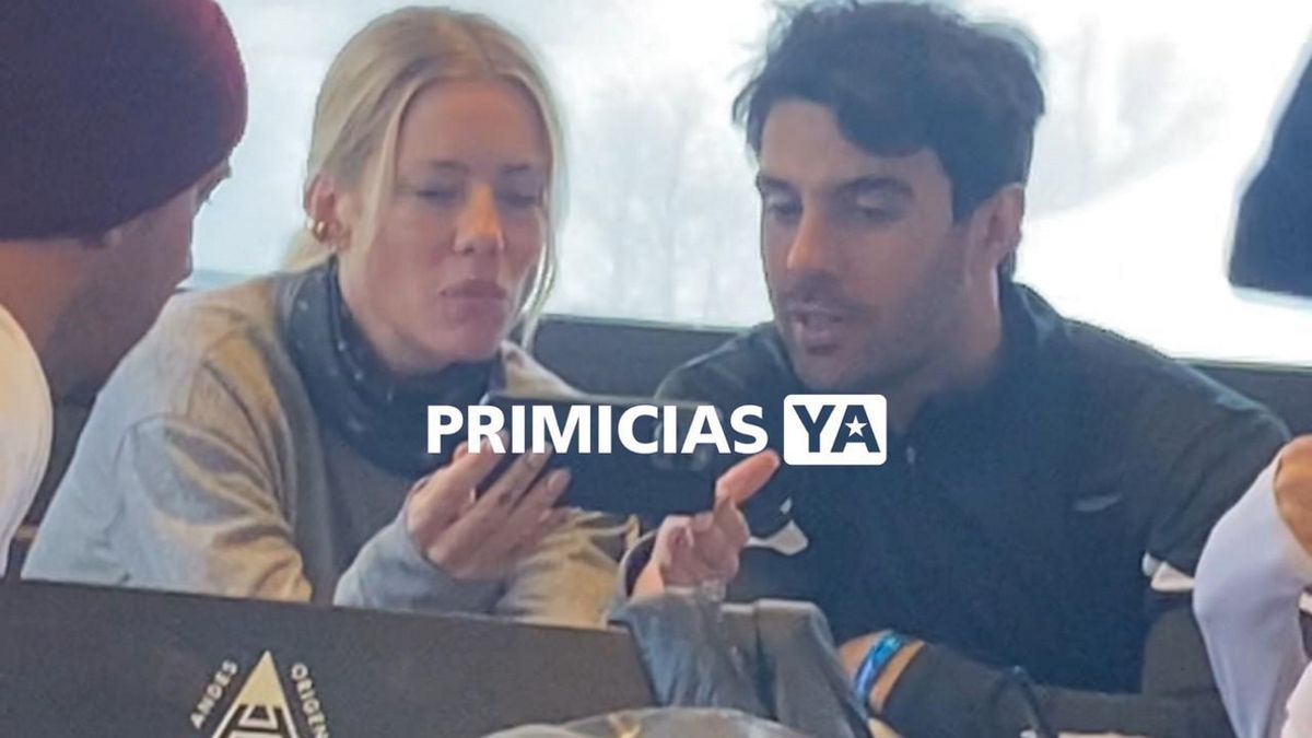 En medio del conflicto con Indiana, Nicole Neumann disfruta de la nieve con Manu Urcera