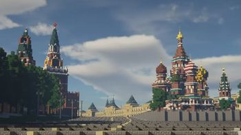 Talento y dedicación: construyeron una réplica de Rusia a escala 1:1 en Minecraft