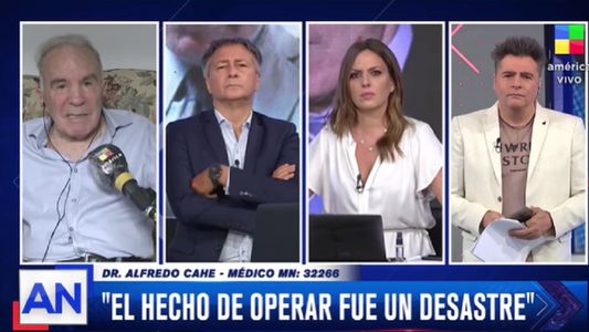 Alfredo Cahe, sobre la muerte de Diego Maradona: Luque hizo un desastre