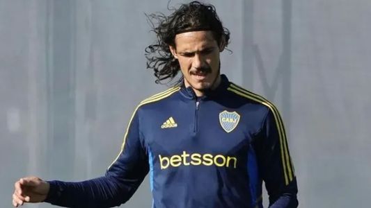Calienta motores: el golazo que hizo Edinson Cavani en la práctica de Boca