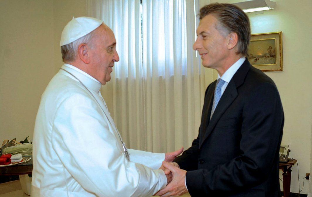 Macri y Vidal saludaron al papa Francisco por el sexto aniversario de su pontificado