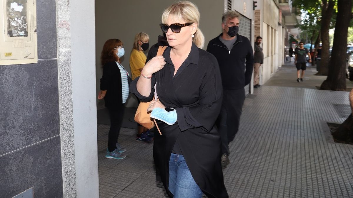 Romina Manguel, presente en el velatorio de Rozín&nbsp;