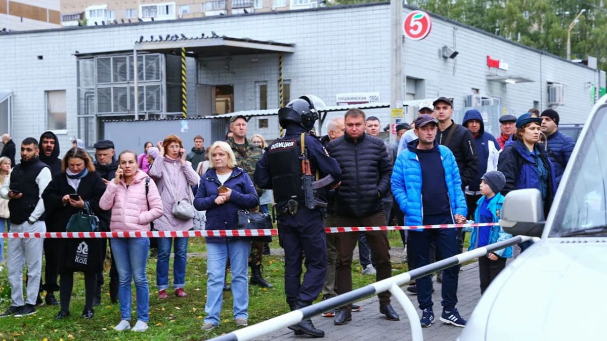 Al menos 13 muertos en un tiroteo iniciado por un atacante solitario en una escuela de Rusia (Foto: Gentileza NBC).