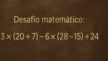 Desafío matemático: ¿cuánto tiempo te lleva resolverlo?