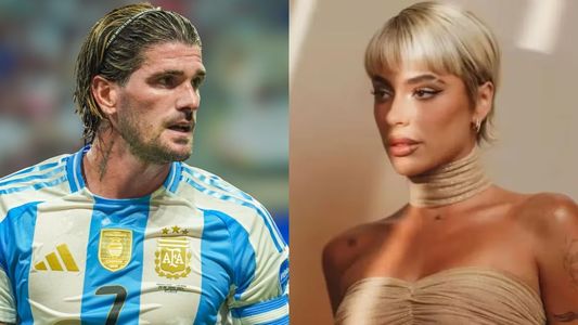 El sorpresivo gesto de Rodrigo de Paul a Tini Stoessel en medio de la final de la Copa América 2024