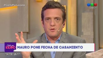 Su mujer lo apuró al aire y Mauro Szeta confirmó la fecha de su casamiento