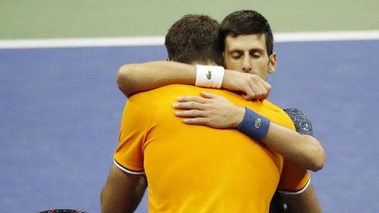 El noble gesto de Djokovic para consolar a un quebrado Del Potro