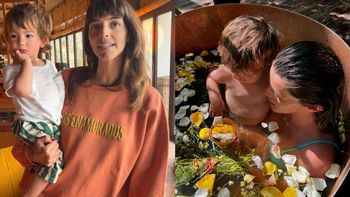 El exótico ritual que hizo Calu Rivero con su hijo Tao: Nos crea una conexión emocional