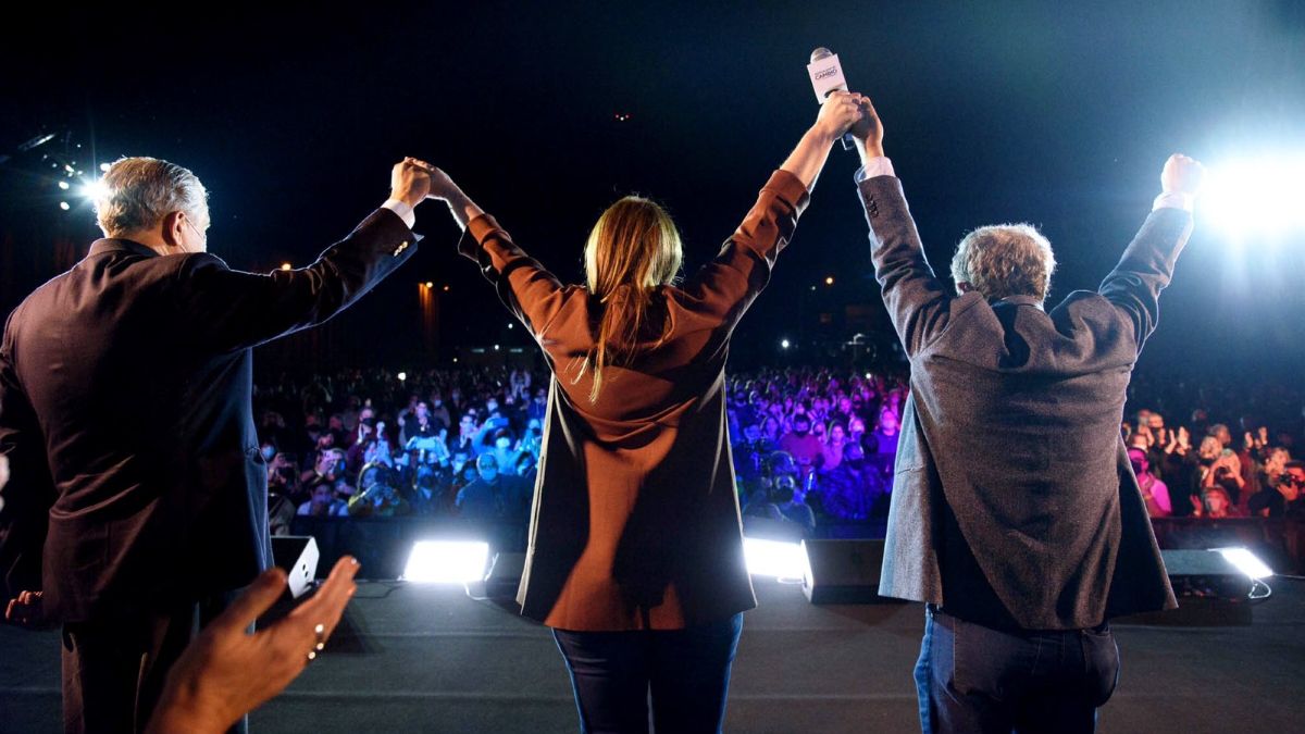 Juntos por el Cambio celebró el triunfo.&nbsp;