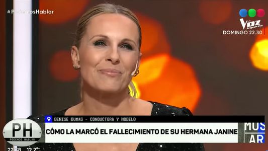 Denise Dumas recordó la trágica muerte de su hermana: Me marcó