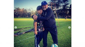 “Sobran las palabras”, la emoción de Gianinna al mostrar al mundo la foto de Benja con Diego