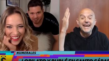 El increíble rol de Michael Bublé durante la nota de Luisana Lopilato con Santo sábado