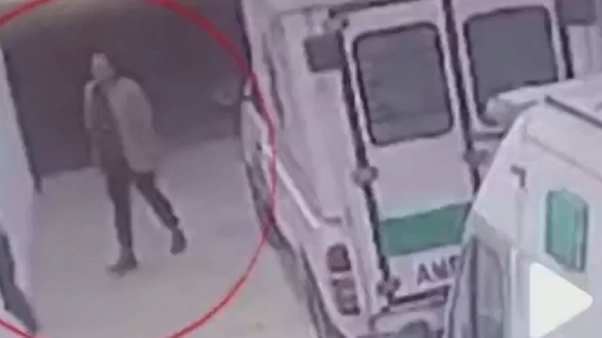 Caso Loan: se filtró el video de Caillava llegando al hospital el día de la desaparición. (Foto: captura de video)