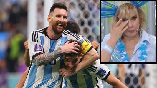 La emoción de Georgina Barbarossa al ver la felicidad de la gente por Argentina finalista del Mundial