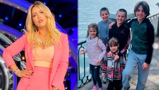 Wanda Nara reveló el verdadero motivo por el que en medio de la pandemia viajó de París a Italia con sus hijos
