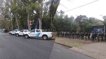Comenzó el fuerte operativo de seguridad para la reanudación de Gimnasia-Boca